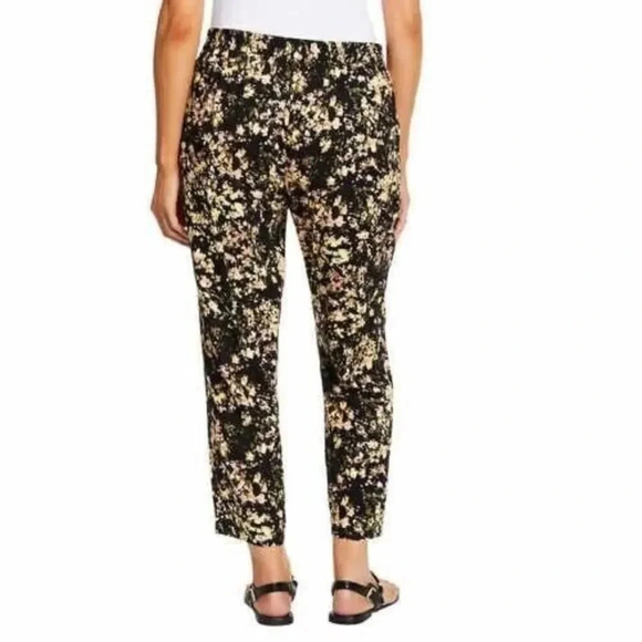 NWT Jessica Simpson Pant Women Size Large Multicolor Bouquet Splash Pull On - Picture 2 of 11